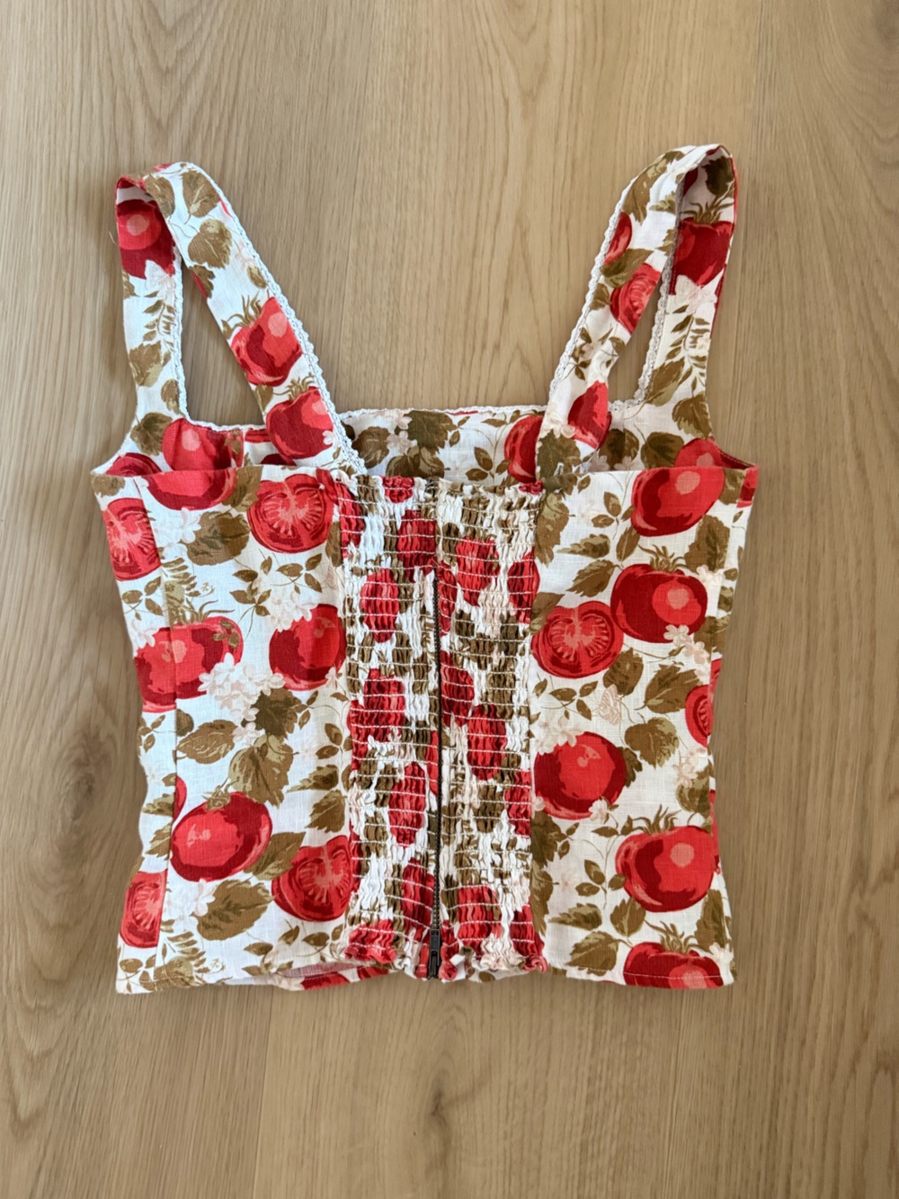 Reformation Linen Corset Top - Picture 2 of 3